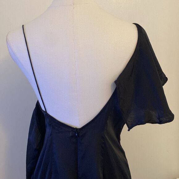 Revolve MLM Label Black Clyde Mini Dress Size Medium - Picture 9 of 14